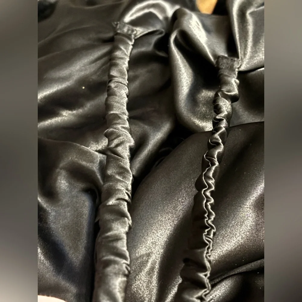 TAHARI Cape Stole Shawl Wrap Faux Fur Women's Size L - Picture 7 of 9